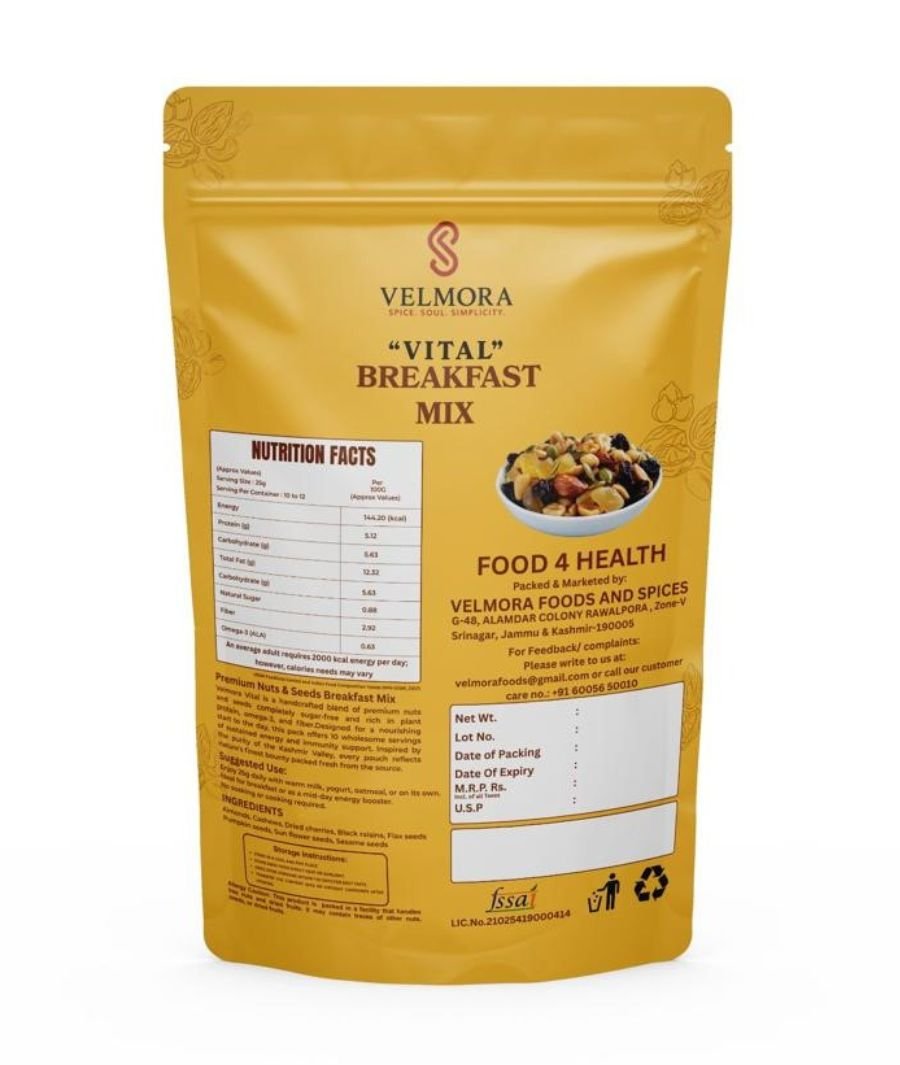 Velmora Vital Breakfast Mix - 250g - Image 2